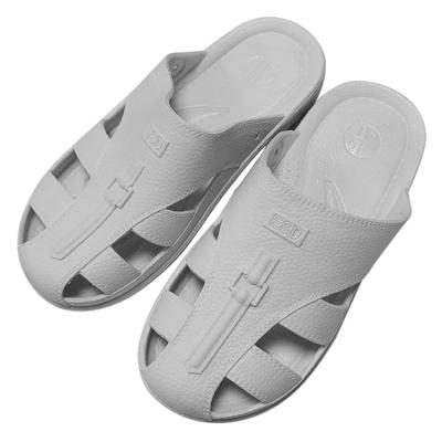 China High Quality Men&Women ESD Anti-static SPU Integrated Molding Shoes Slippers for Industrial for sale