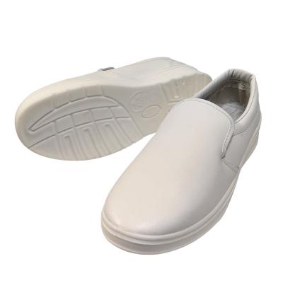 China White Cleanroom Anti-static Working Shoes with PU Conductive Insole for sale