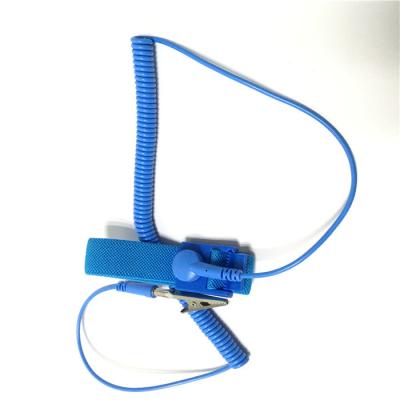 China Fabric ESD Wrist Strap Adjustable w/Aligator Clip Built In 1 Meg Ohm Resistor for sale