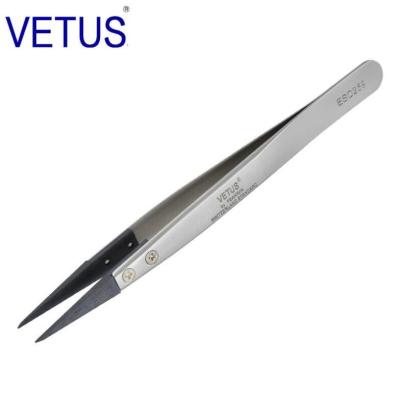 China No Rust ESD Safe Tools AISI302 High Precision Tweezers Tip Replaceable for sale