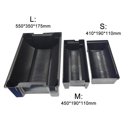 China Anti-static Conductive ESD Electric PCB Circulation Storage Tray ESD Plastic Trays for sale