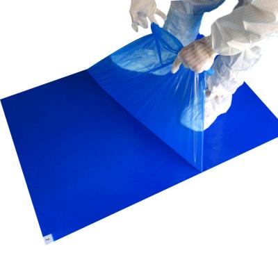 Chine Tapis collant de Cleanroom jetable de polyéthylène de 45 microns à vendre