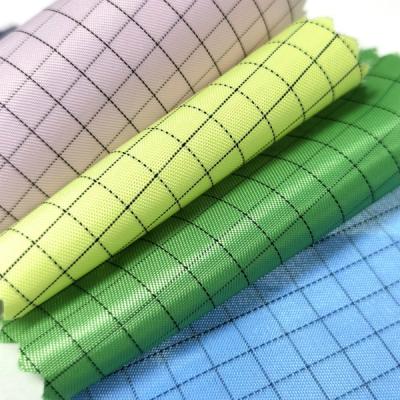 China ESD van de de Polyester Geleidende Gloeidraad van het stofbewijs Stof voor Cleanroom Kleding Te koop