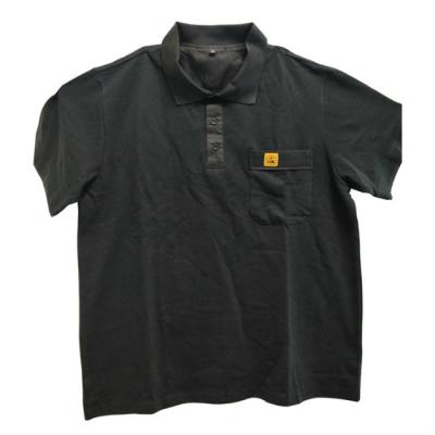 China In te ademen Korte Koker Antistatisch Polo Shirts For Semiconductor Industry Te koop