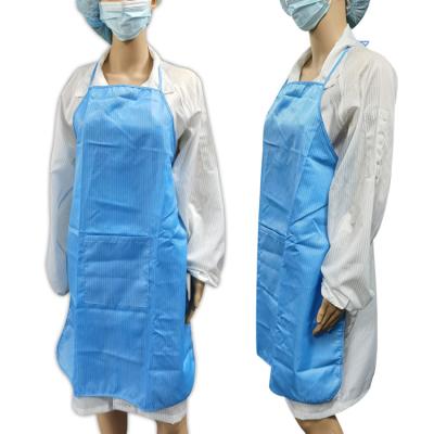 China Unisex-Cleanroom ESD Antistatische Schort met de Riem van de Tailleaanpassing Te koop