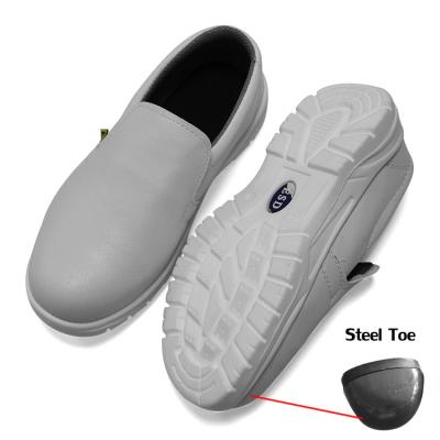 China Antistatische weiße Stahl-Toe Breathable Safety Shoe ESD antistatische Schuhe Cleanroom ESD zu verkaufen