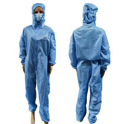 China Anti Static Washable Polyester Carbon Fiber ESD Workwear for sale