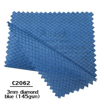 China Knitted Antistatic 3mm Diamond  ESD Fabric 96% Polyester 4% Carbon Fiber for sale