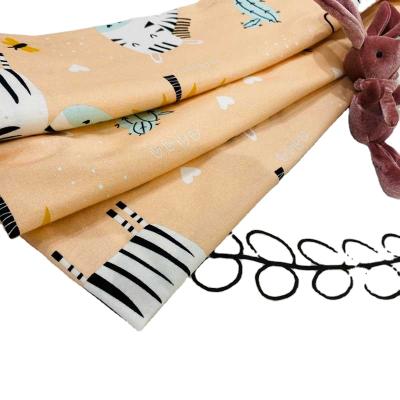 China Custom printed 100% french knitting fabric 280gsm cotton terry anti-static fabric for babay pajamas for sale