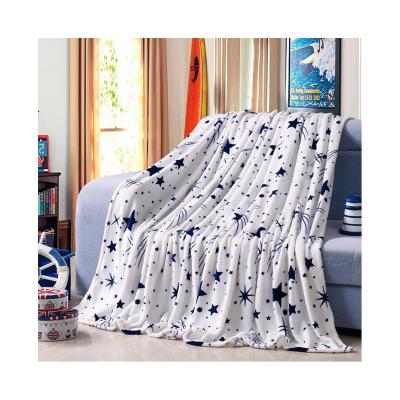 China Amazon Sales Fire Retardant Warm Flannel Blanket Thick Soft Printed Fleece Blanket Coral Blankets For Winter for sale