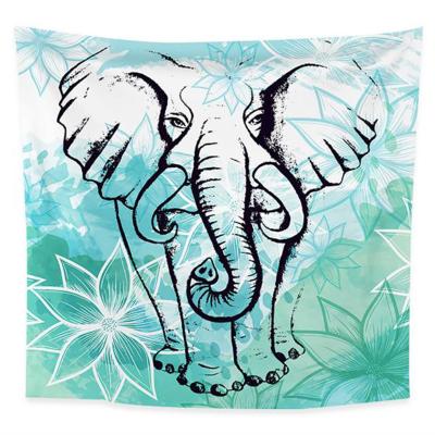 China Simple Psychedelic Moon Mandala Tapestry Wall Hanging Religious Tapestry Woven Blanket for sale