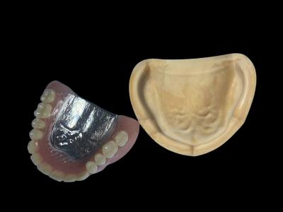 China Reparación de dentadura parcial removible de arco completo de metal Cocr con dientes acrílicos Yamahachi en venta