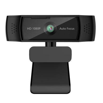 China Professional Focus Auto Webcam HD 1080P Plug And Game Webcam With Dual Mic for sale