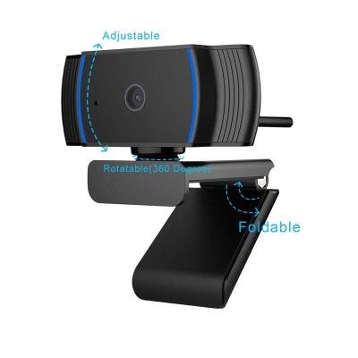 China Skype Call Video Webcam HD1080P Focus USB Webcam HD PC Video Auto Web Camera With Built-in MIC for sale