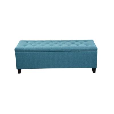 China NO China Supplier Hot Sale Fabric Footstool Ottoman Bed Storage Box Seat Bench Ottoman for sale