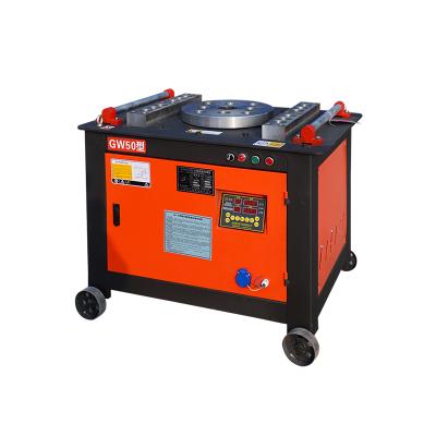 China Steel bar bending GW50 steel bar straightening and slitter round bar rolling mill manual steel bar bending machine for sale