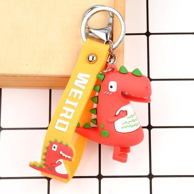 China 2D Souvenir Gifts Promotional Personalized Key Chain Logo Rubber Key Chain Promotional Custom Letter Logo Key Chain for sale