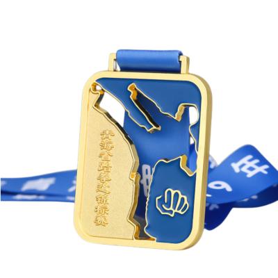 China Europe Manufacturer Custom Design Logo Zinc Alloy Metal Sports Pack Basketball Medal With Ribbon for sale