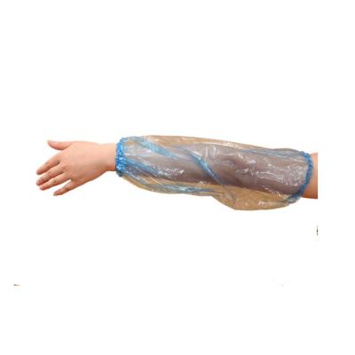 China 100% Virgin PE Embossed Or Smooth Surface Plastic Disposable Arm Sleeve Food Industry Use for sale