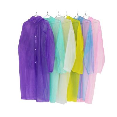 China White Plastic Disposable Foldable Waterproof Rain Coat Disposable Plastic Ponchos for sale