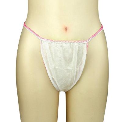 China Mens Static Women Disposable G-String For Spa Nonwoven Underwear For Massage for sale