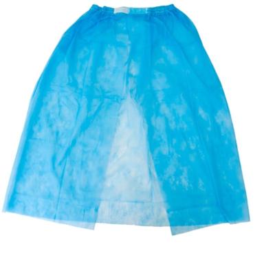 China With elastic at waist disposable nonwoven sauna spa medical skirt PP/SMS with ISO certificate for sale