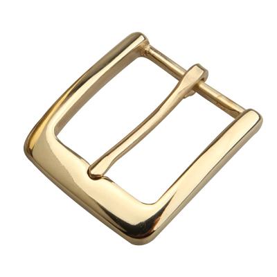 China Solid Brass Polished Belt Buckle 35mm Men's Belt Buckle Casual Simple Fashion Soft Belt Accessories for sale