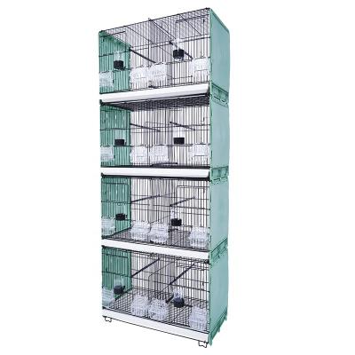 China African Stocked Love Birds Breeding Cage Parakeet Breeding Flight Canary Yellow Bird Cages for sale