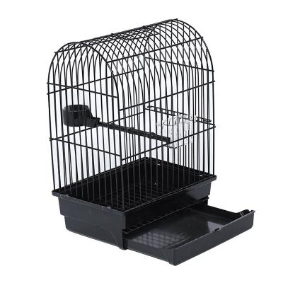 China Breathable Hot Selling Top Dome Parrot Cage Around Dome Cockatiel Parakeet Canary Yellow Bird Cage for sale