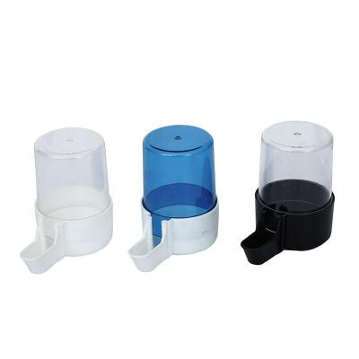 China Hot Sale Sustainable PP Plastic Different Size Bird Parrot Water Feeder Drinking External Water Drinker for sale