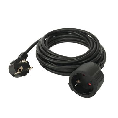 China Euro Home Appliance VDE High Quality CE h05vv-f 3g1.0mm2 AC Power Cords With Molded Plug for sale