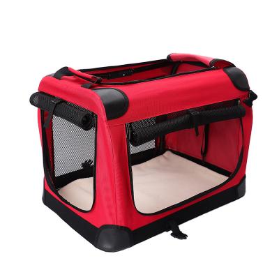 China Summer Sale Pet Portable Foldable Pet Carrier Bag 50*35*35cm Breathable High Quality Warm Breathable Travel for sale