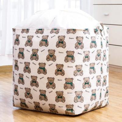 China Fodale Casual Clothing Quilt Cover Storage Bags For Clothes Cloth Clothes Storage Box With Lids for sale