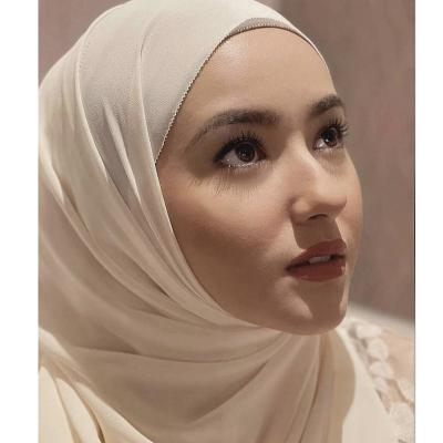 China New Design Plain European American Georgette Scarf Heavy Bubble Chiffon Eyelash Quilting Malaysia Chiffon Hijab For Muslim Women for sale