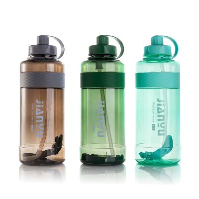 China Sustainable size 3000ml large custom size bpa free tritan plastic sports drinking water bottle for sale