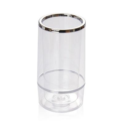 China Viable Custom Portable Plastic Small Wine Bottle Cooler Bucket For Sale for sale