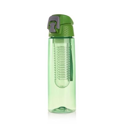 China Custom Made 25oz Bpa Free Plastic PET Viable AS TRITAN Fruit Infuser Drink Bottle for sale