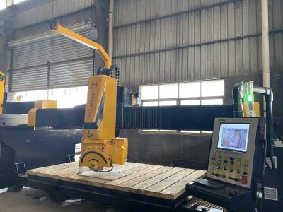 China 5 Axis Bridge Stone Edge Cutting Machine For Cutting And Shaping Granite zu verkaufen