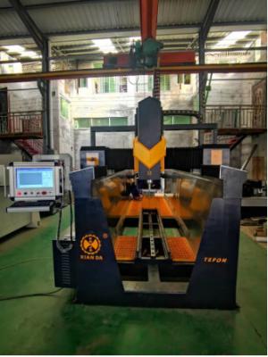 中国 Precision Electric 4 Axis Column Stone Carving CNC Machine 販売のため