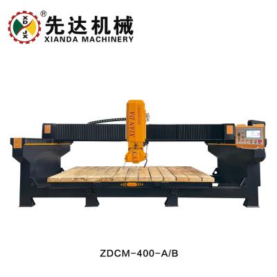 Cina 300-400mm Blade Diameter Monoblock Bridge Cutting Machine with Worktable Tilting Angle of 0-85° in vendita