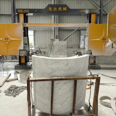 Chine 11kw Main Motor Diamond Wire Saw Machine with 16.7m Wire Length and Trolley Size 1300*2500mm à vendre