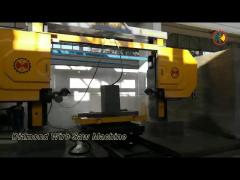 Stone Cutting Diamond Wire Saw Machine 5 Axis For Granite / Marble Slab