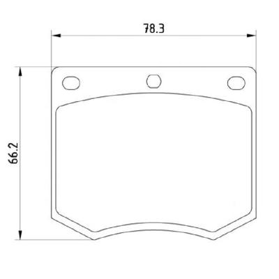 China Automotive brake system wholesales D330-7226 high performance car brake pads GBP90216 disc manufacturer parts pastilla automotive freno 6080702 for sale