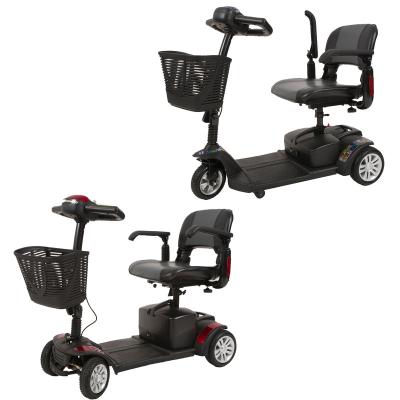 China Unisex Elderly Electric Disabled Four-Wheel Anti-rollover Disabled Smart Brake Household Scooter Four Wheel Scooter for sale