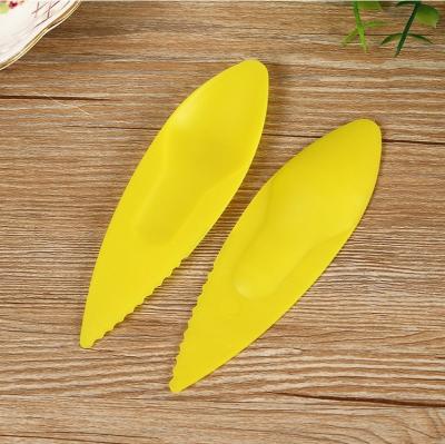 China Wholesale And Retail Disposable Free Shipping Kiwi Scoop Making Spoon Customized Directs for sale