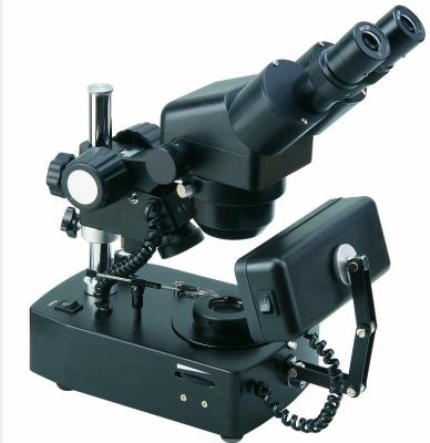 China Binocular / Trinocular Gemological Microscope with Jewel Clamp and Dark Field Attachment for sale