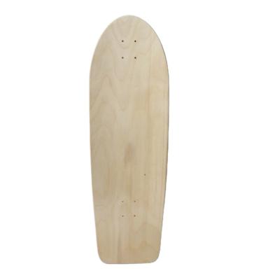 China Durable Cheap Durable White Skateboard Outdoor Sports Deck Surf Skateboard Deck for sale