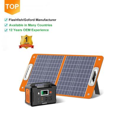 China China Manufacturer China ETFE Flashfish Small 60W 100W Portable Solar Panel Outdoor Foldable Solar Power Charger Cheap Price Stock for sale