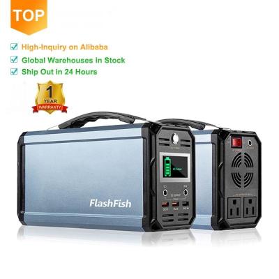 China Goford Factory FF Flashfish Brand Company 300 Watt 222Wh/60000mah System Backup Charger Lithium Battery Solar Power Portable Power Station for sale