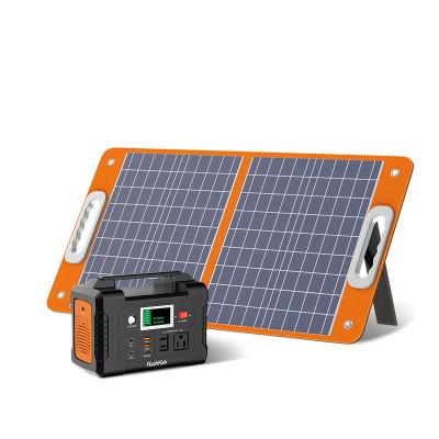 China PROFESSIONAL Fast Delivery 151Wh 40800mAh Portable Power Supply with Foldable Portable 60W Solar Panel for Camping for sale